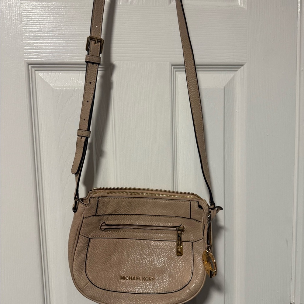 Michael Kors Beige Crossbody Bag
